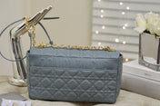 LARGE CARO BAG 28 GRAY SUPPLE CANNAGE CALFSKIN
