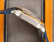 SANTOS 2 TONE GOLD STEEL SKELETON