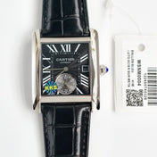 TANK MC SECOND TIME STEEL CASE LEATHER