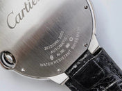 BALLON BLEU 42MM BLACK LEATHER