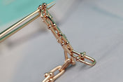 HARDWEAR LINK PINK GOLD NECKLACE