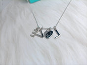 LOVE TEXT PEDANT NECKLACE