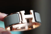 H BLUE GREEN 20MM BRACELET