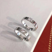 LOVE RING 3.6MM 1 BIG DIAMOND