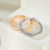 SPIRAL DIAMOND RING