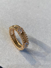 PERLEE PINK GOLD DIAMOND RING