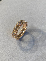 PERLEE PINK GOLD DIAMOND RING