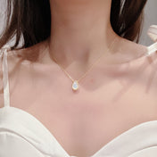 SERPENT BOHEME MOP PINK GOLD NECKLACE