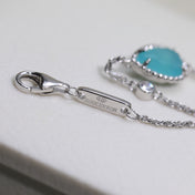 BOHEME AQUAMARINE SILVER NECKLACE