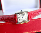 TANK MUST SMALL CROCODILE STRAP WHITE DIAL