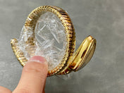 SERPENTI SPIGA GOLD DIAMOND BEZEL WHITE DIAL