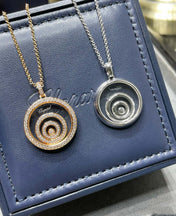 HAPPY SPIRIT DIAMOND PAVED NECKLACE