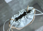 CC 22 ANTIBA HOBO BAG LIGHT BLUE 20CM