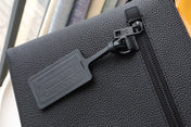 TAKEOFF POUCH 30 AEROGRAM BLACK CALFSKIN