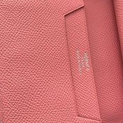 BEARN COMPACT WALLET 12 IN BLUSH PINK EPSOM LEATHER