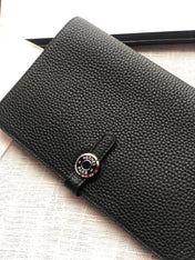 HM Dogon Wallet 20 Black Togo Shw