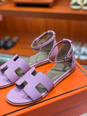 SANTORINI SANDAL LAVENDER CALFSKIN