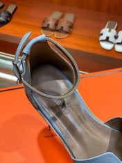 SANTORINI SANDAL SAPPHIRE CALFSKIN