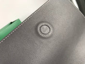 GOYA 26S ROUETTE PM TOTE BAG 30MM IN GRAY CANVAS AND CALFSKIN