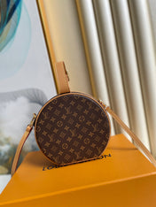 LV 25S MINI BOITE CHAPEAU 17 IN BROWN MONOGRAM COATED CALFSKIN
