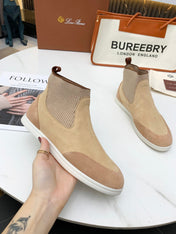 LP CHARMS ANKLE BOOTS BEIGE CASHMERE FABRIC