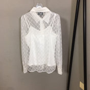 GUCCI 26S LONG SLEEVE MESH SHIRT 349