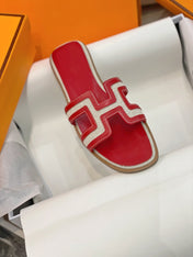 Oran Sandal Red Leather