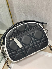 VIBE HOBO 22 BAG IN BLACK CALFSKIN