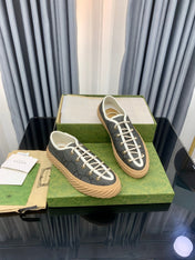 GG UNIQUE SNEAKER THICK-SOLE LEAD CANVAS