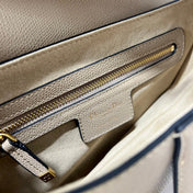 DIOR 26S SADDLE BAG 19 IN BEIGE CALFSKIN