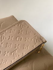 CARRYALL PM 29 BEIGE MONOGRAM GRAINED COWHIDE LEATHER