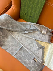 GUCCI 25S SCARF 180 IN WOOL 644856