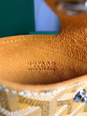 MONTMARTRE GM CASE 18 IN YELLOW GOYARDINE CANVAS