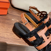 EPHESE SANDAL BLACK CALFSKIN