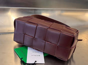BRICK CASSETTE 28 IN WINE RED CALFSKIN