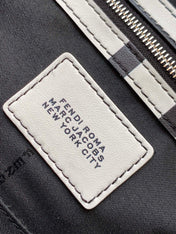 Fend Roma & Marc Jacobs 27 Bag Black White Leather Shw