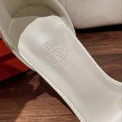 PREMIERE 115 SANDAL IN WHITE CALFSKIN