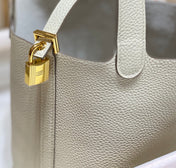 picotin lock 18 white-pearl togo ghw