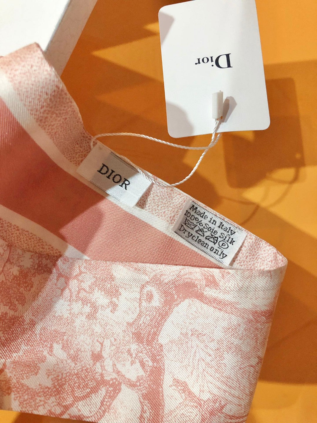 DIOR 26S SCARF 105CM IN SILK 311648