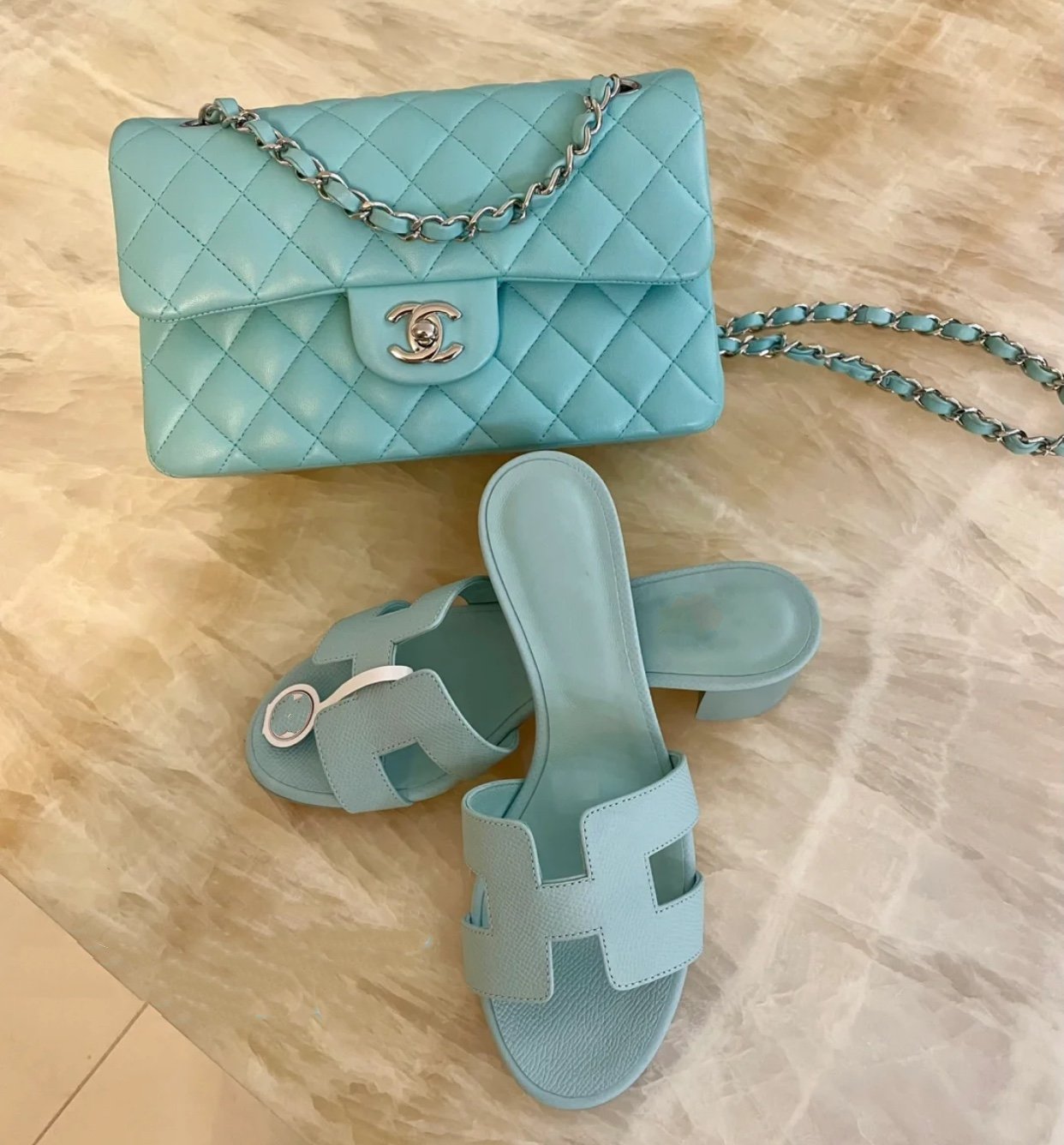 Oasis Sandal Epsom Calfskin Tf