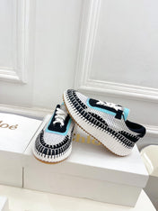 NAMA SNEAKER IN BLACK MIX COLORFUL SPECIAL FABRIC