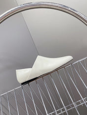 LW TOY SLIPPER WHITE CALFSKIN