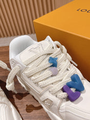 LV Trainer Maxi Sneaker White Calfskin