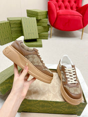 GG TRAINER CARAMEL CALFSKIN