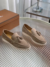 LP SUMMER WALK TASSELS LOAFERS PEANUT SUEDE