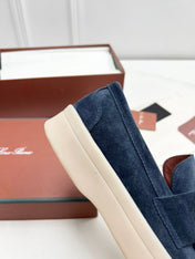 LP RETRO SUMMER WALK LOAFERS NAVY BLUE SUEDE
