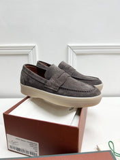 LP RETRO SUMMER WALK LOAFERS ASH SUEDE