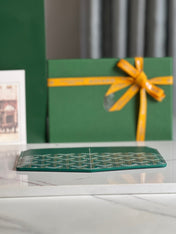 INSERT LOUISE 21 IN GREEN GOYARDINE CANVAS