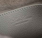 NANO SMILE BAG 18 IN HARBOR GRAY CALFSKIN