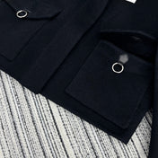 HERMES 25S SHORT REVERSIBLE CASHMERE COAT 254